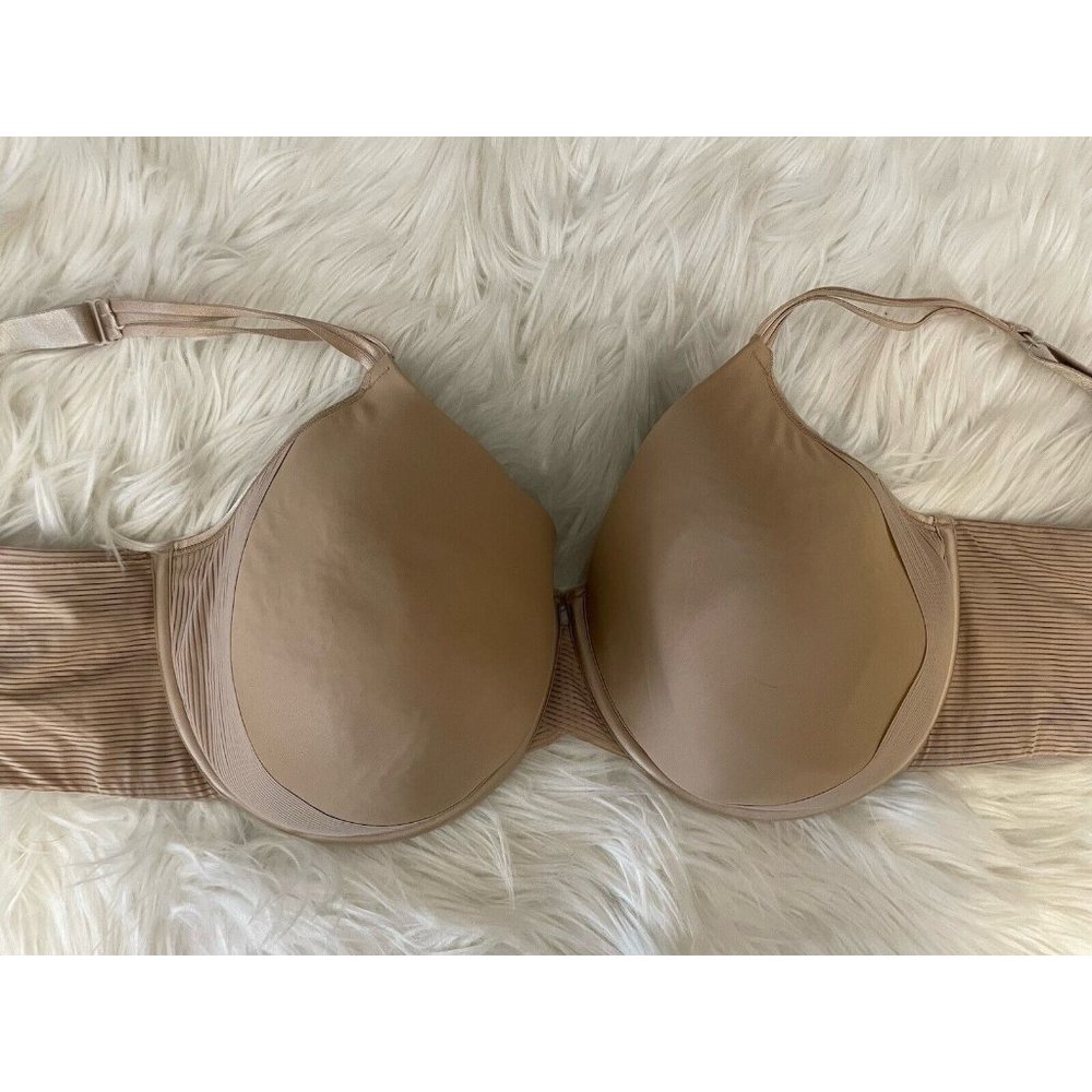 Soma‎ Cooling Full Coverage Size 40DDD Beige Bra Underwire Cups